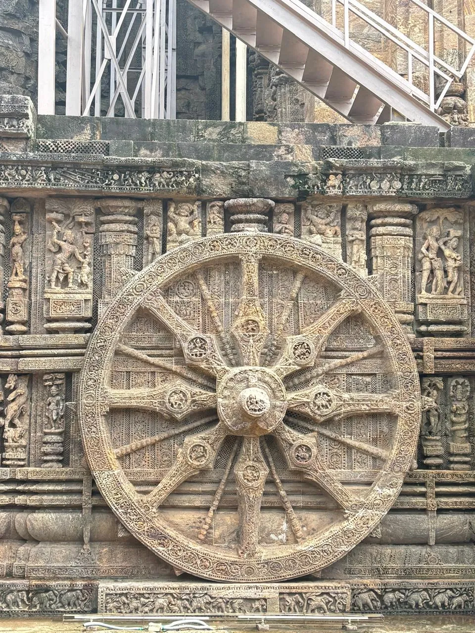 Konark Sun Temple Wheel July2024, 2024-07-21
